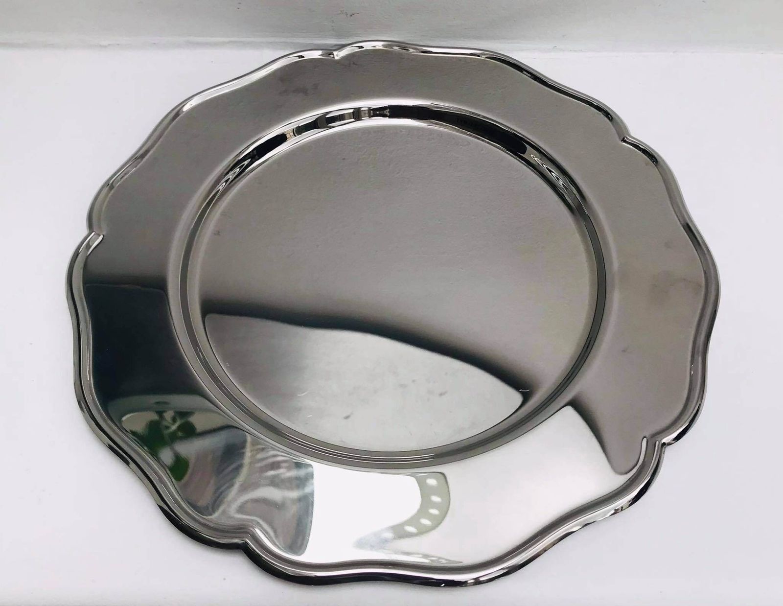 photo furniture Jean Couzon Stainless Steel Charger Plates: Mid Century Modern Dinner (Set Of 3)