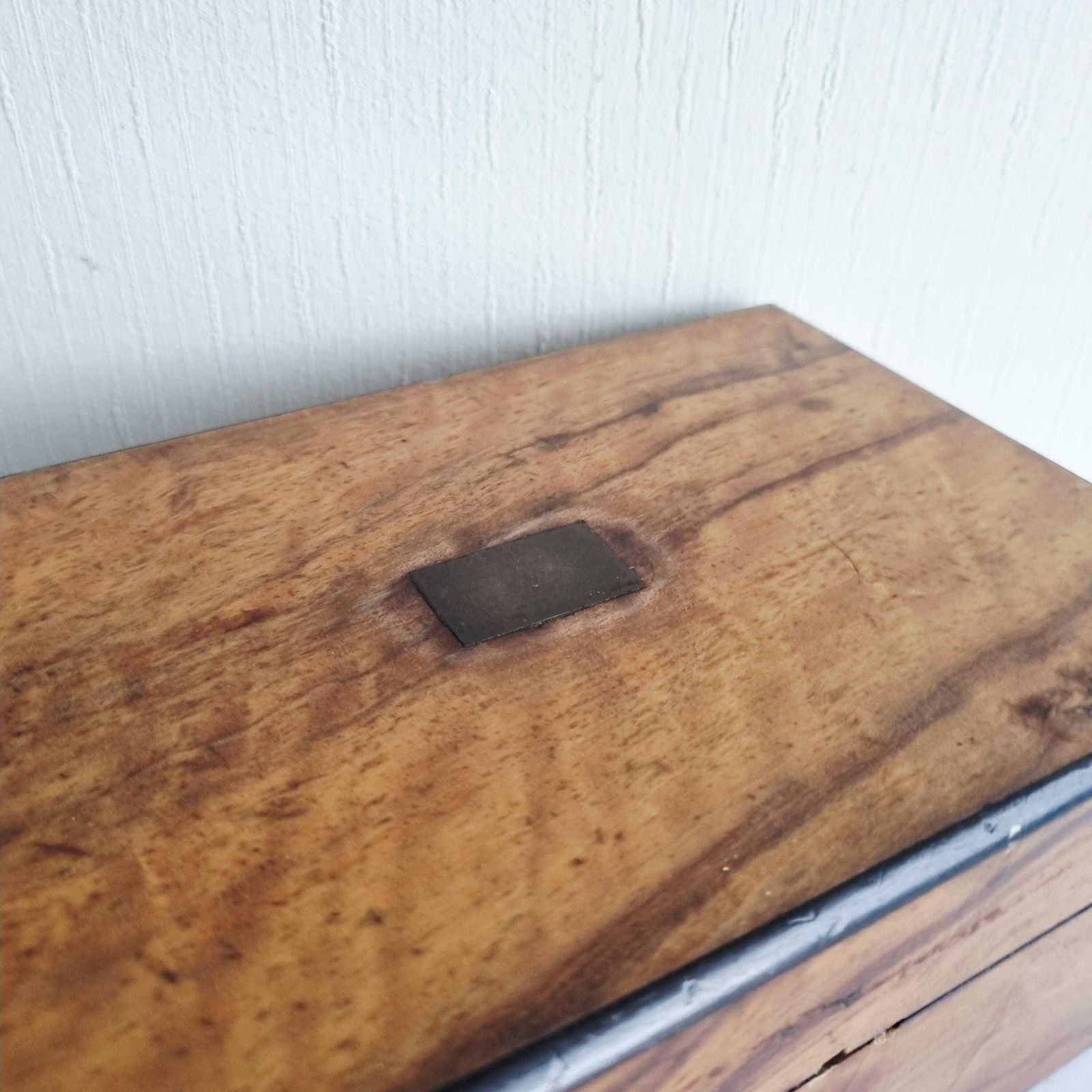 Antique Wooden Writing Or Jewellery Box photo vintage