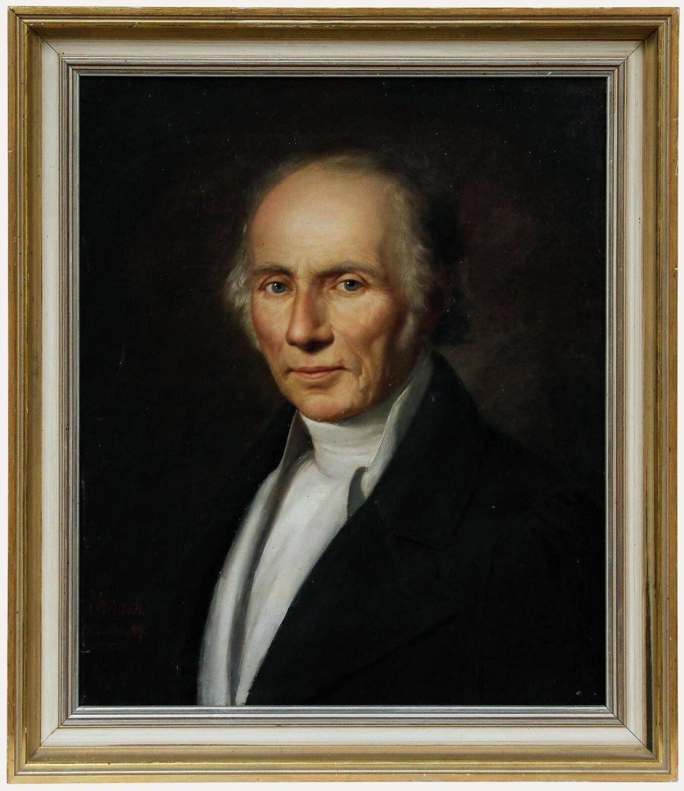 Storch German School 1887 Oil, Portrait Of A Gentleman