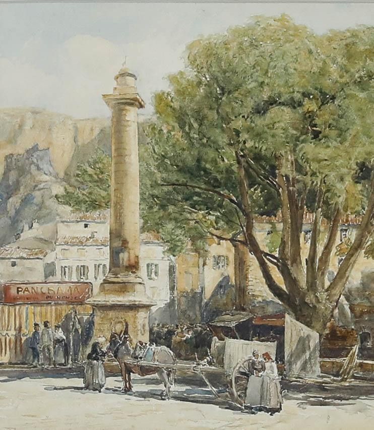 John Fulleylove (1845 1908) Late 19th Century Watercolour, Colonne Pétrarque photo furniture