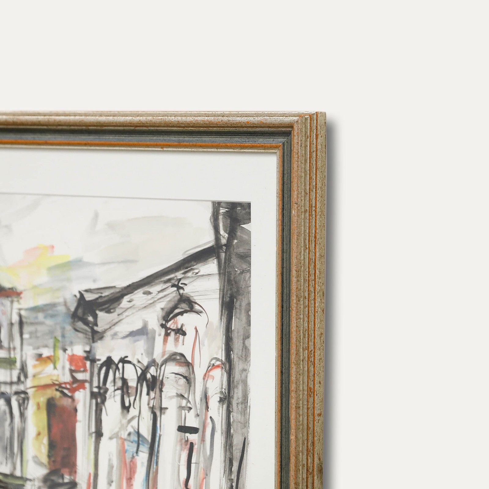 Henry Sanders (1918 1982) Framed 1975 Watercolour, Annunziata, Florence photo Art