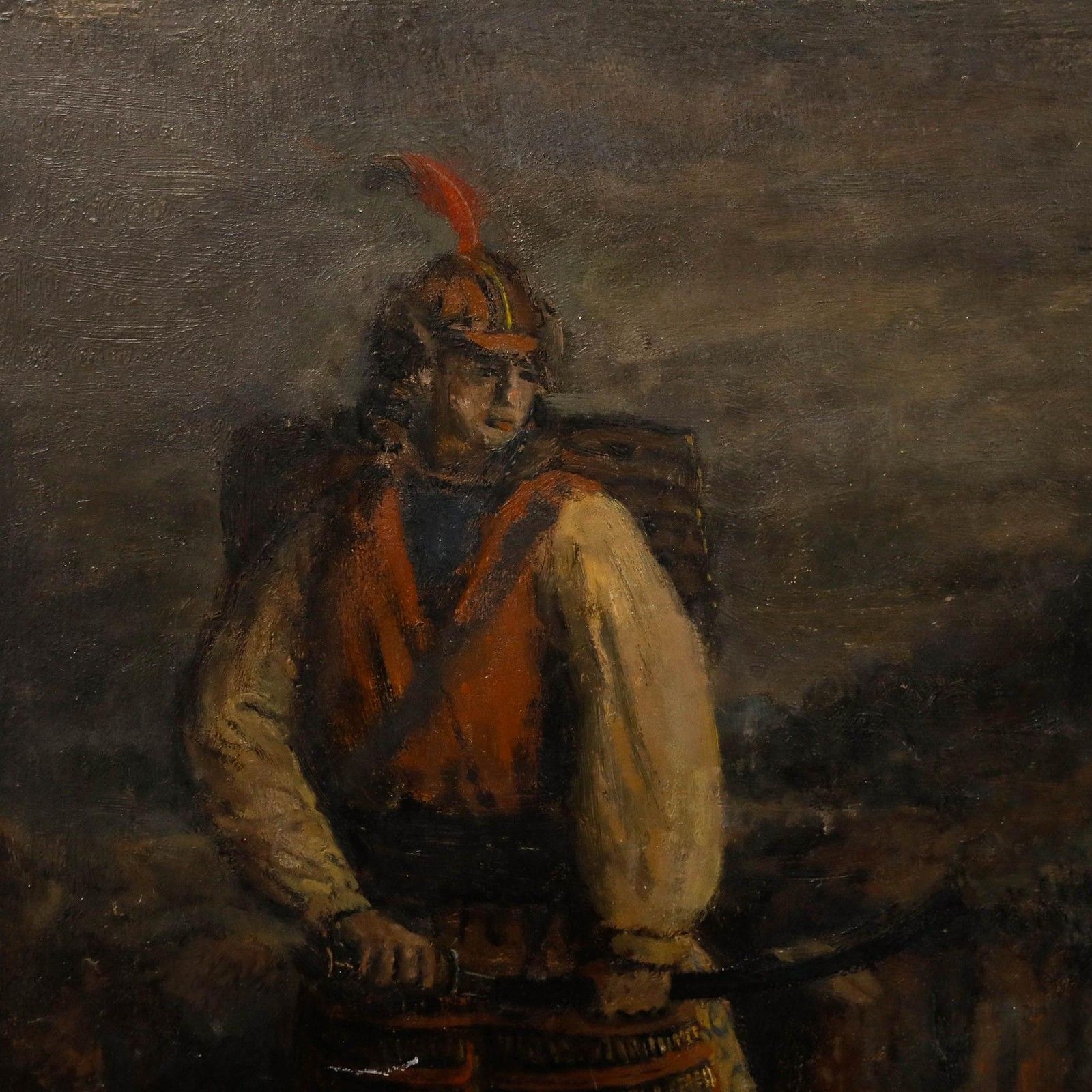George Weissbort (1928 2013) 20th Century Oil, Japanses Fighting Warriors photo Art