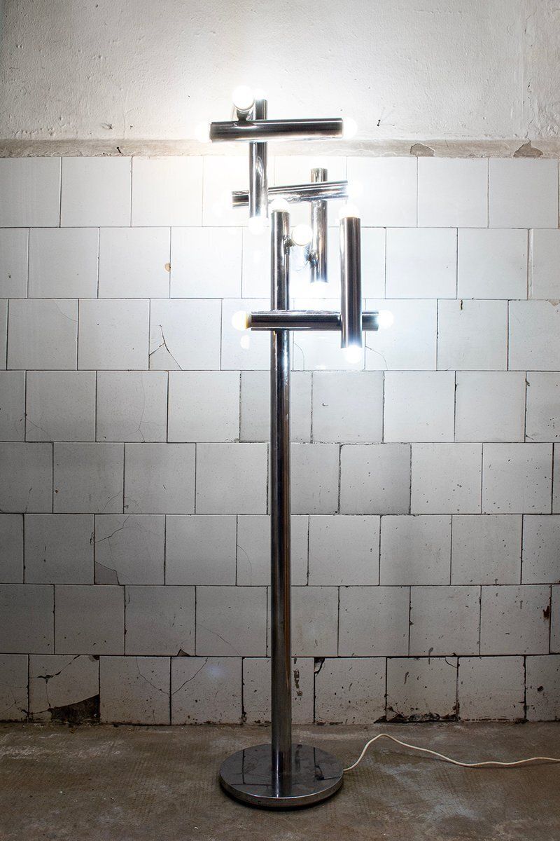 Italiaanse Vloerlamp Met 17 Lichtpunten Van Goffredo Reggiani, Jaren 1970 photo furniture