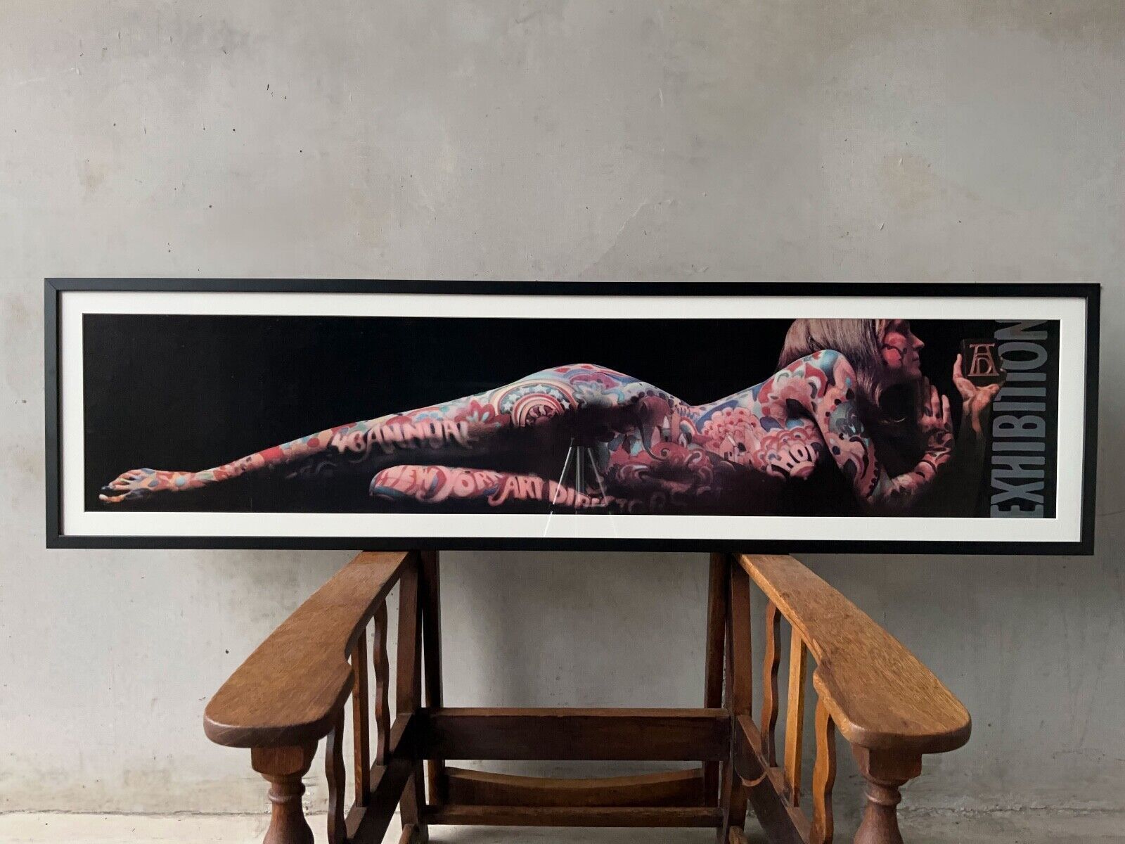 Original Vintage Poster New York Art Director's Club 1966 Tom Daly Nude