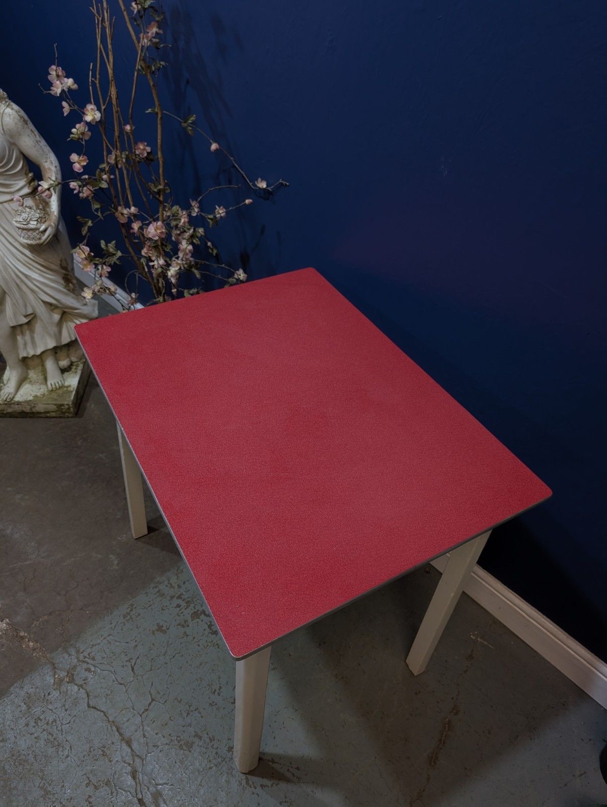 Vintage Mid Century Formica Table 1950s Kitchen Cottage Farmhouse Breakfast photo Furniture