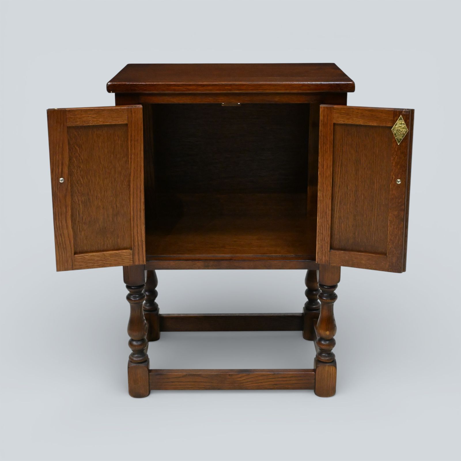 photo for sale Old Charm Pedestal Cabinet Tudor Brown Free Delivery*