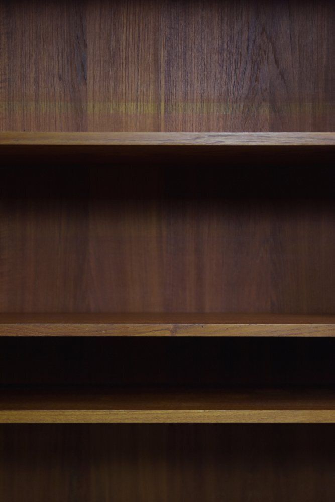 photo buy Mid Century Scandinavian Modern Teak Bookcase, 1960s