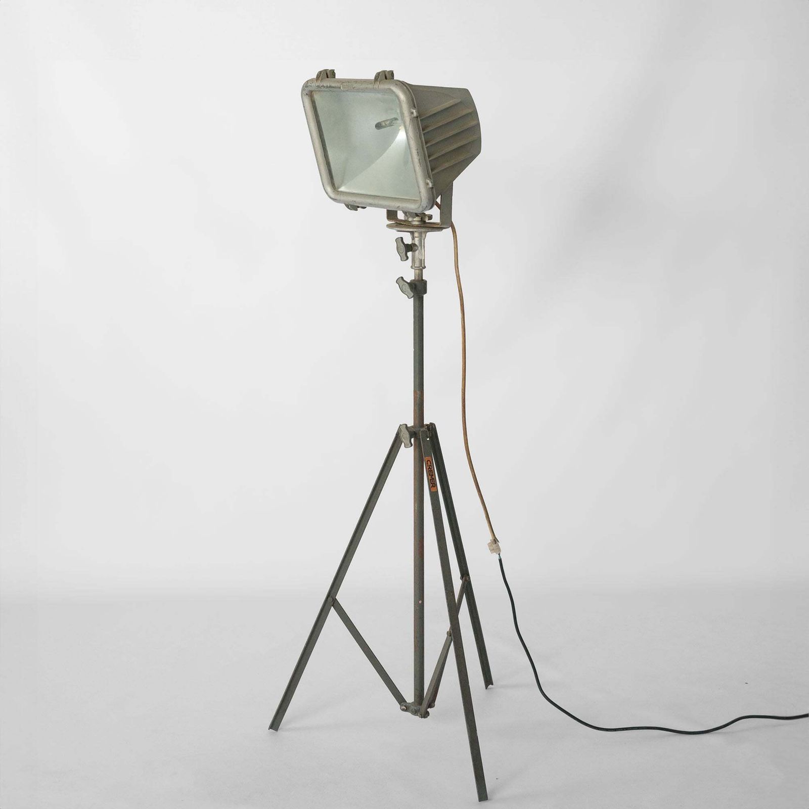 Industriële Driepoot Vloerlamp, Ca. Jaren 1950