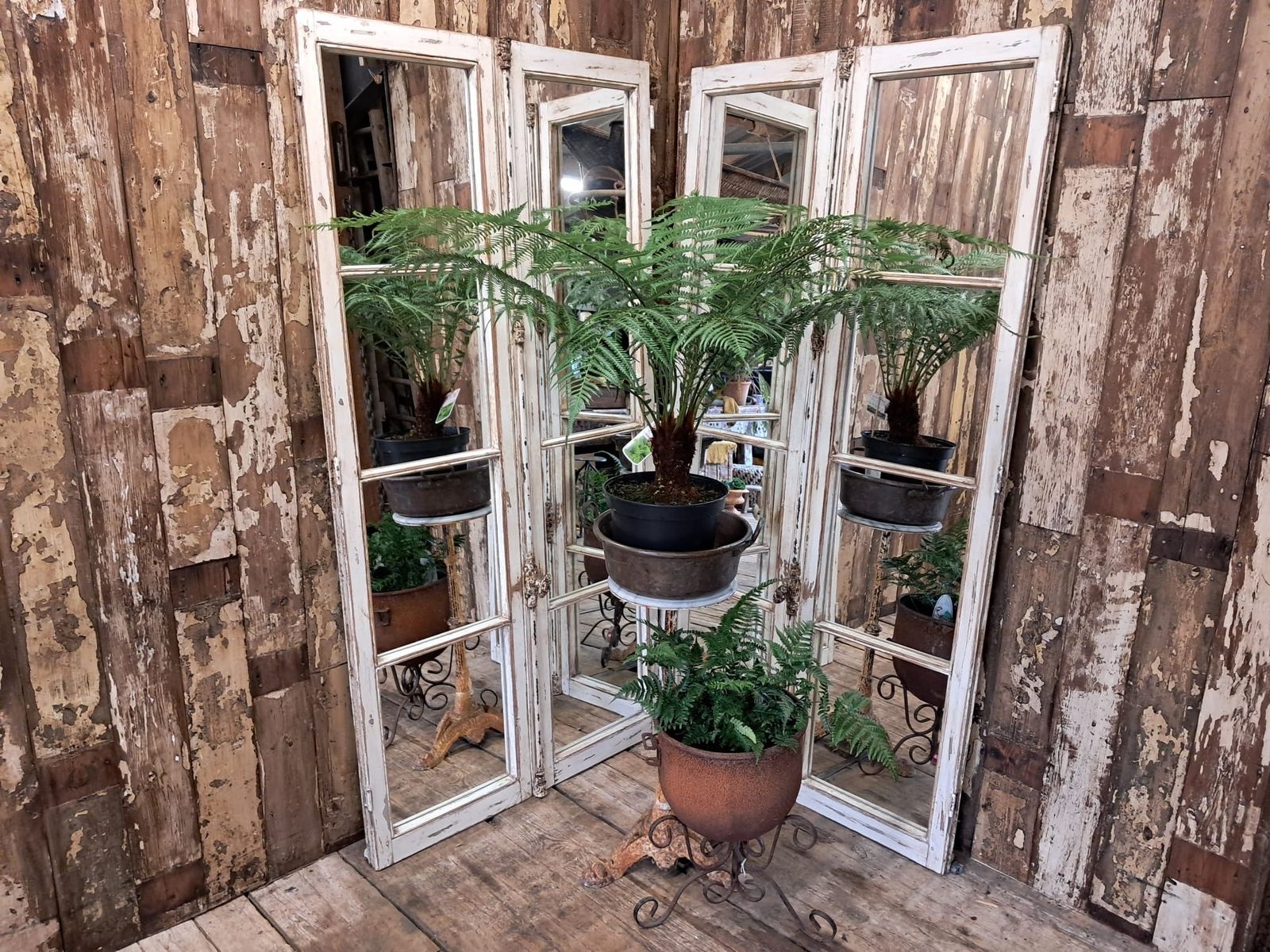 Mirrored Decorative French Windows photo vinterior