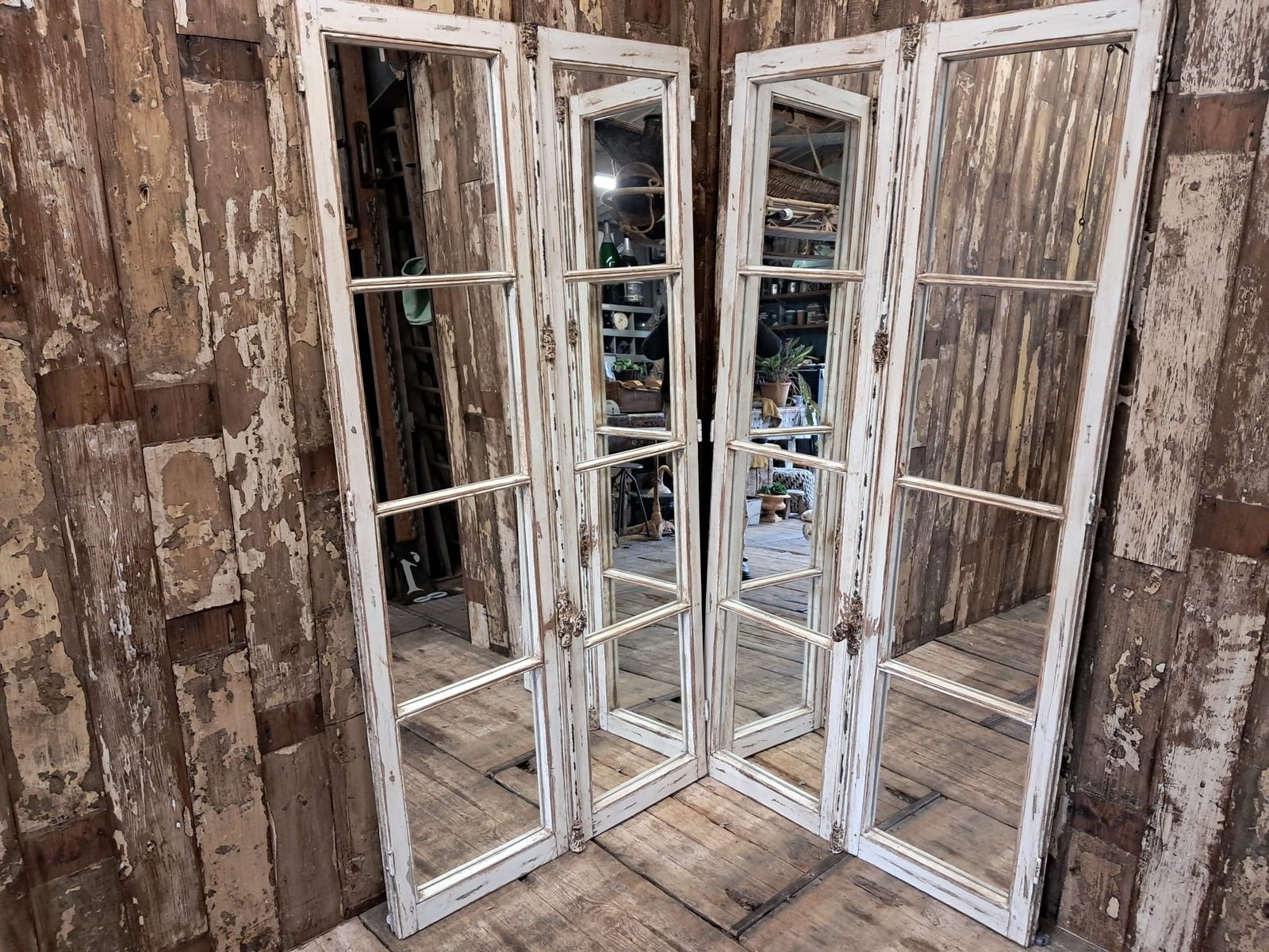 1000.0 Mirrored Decorative French Windows photo