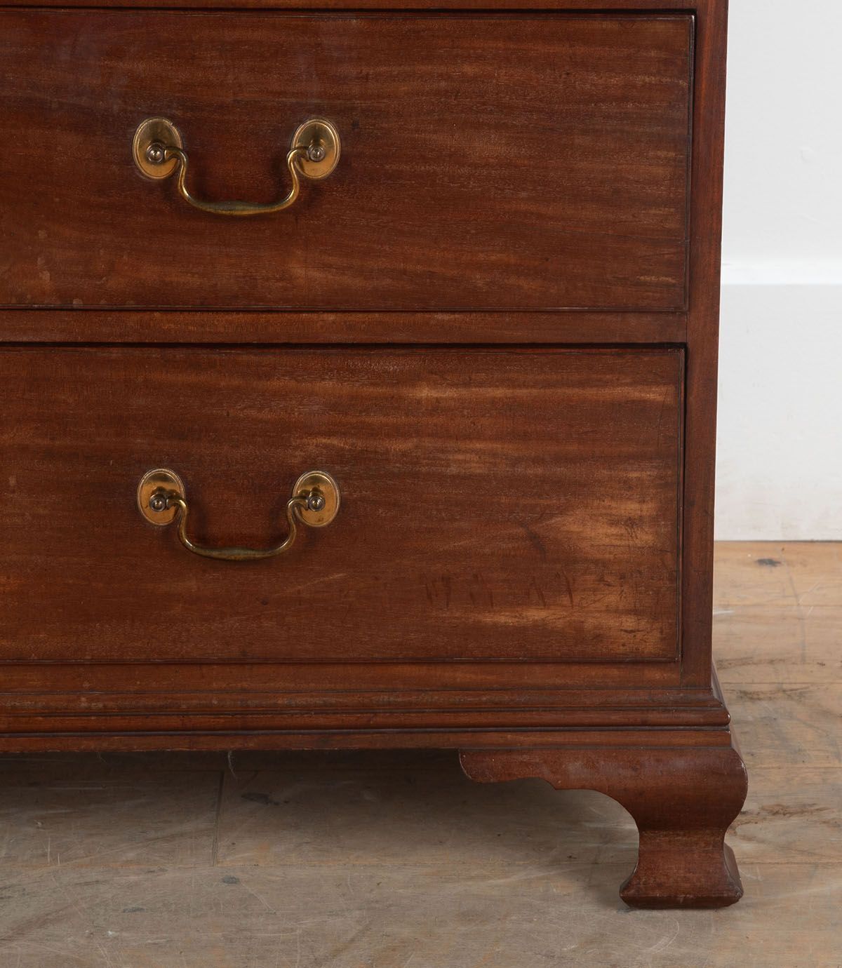 18th Century Mahogany Chest Of Drawers photo vintage