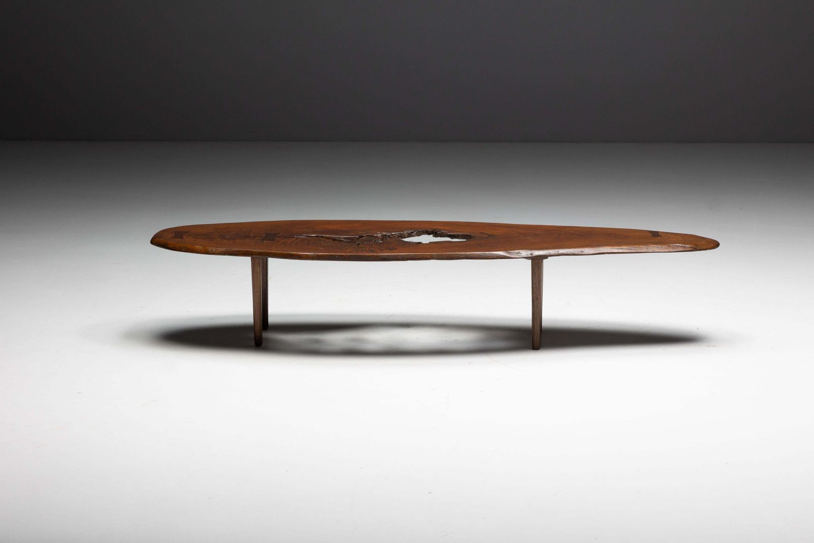 photo buy Organic Modern Coffee Table With Natural Void, France, Mid 20th Century