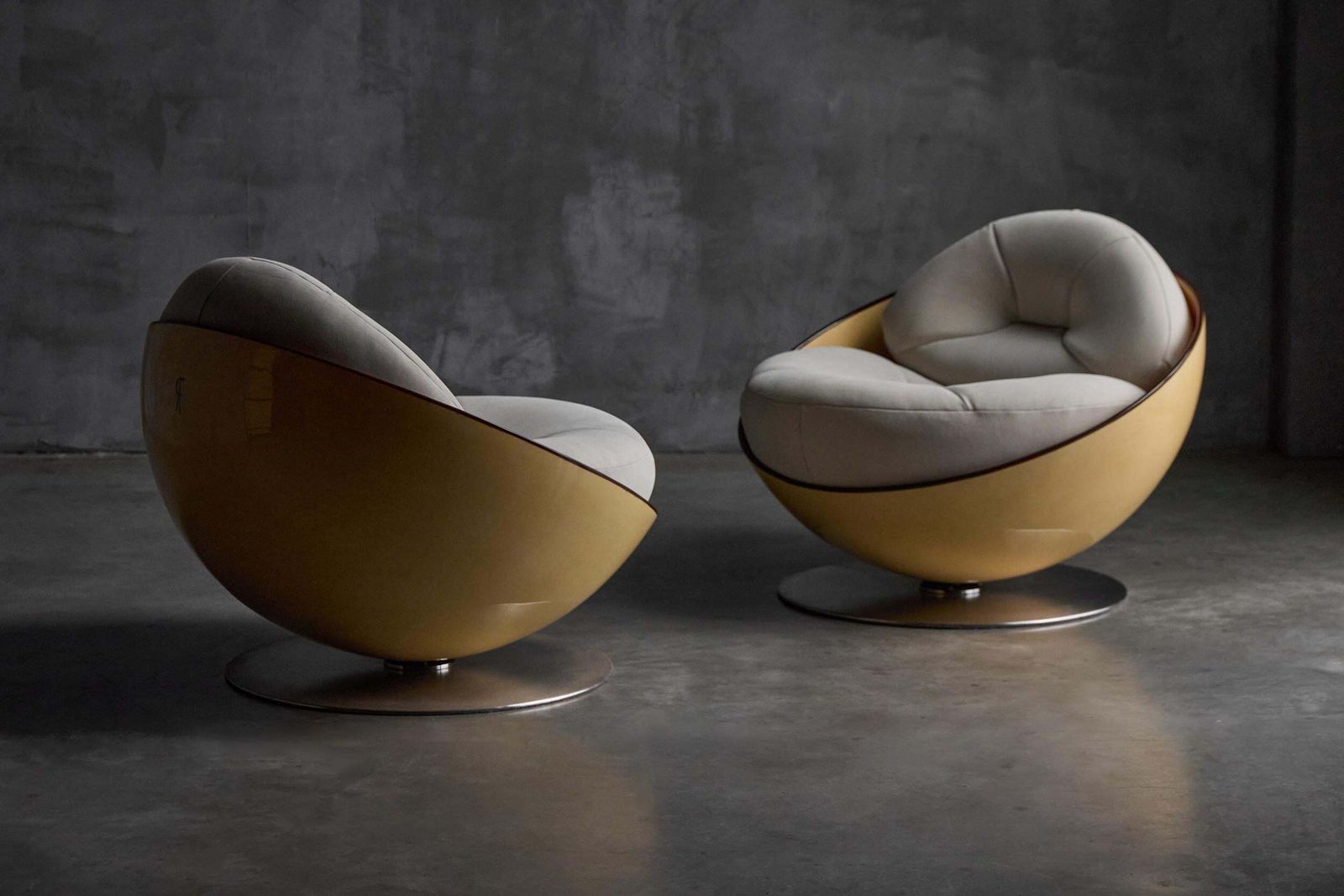 Esfera Lounge Chairs By Ricardo Fasanello, Brazil, Late 1960s photo Furniture