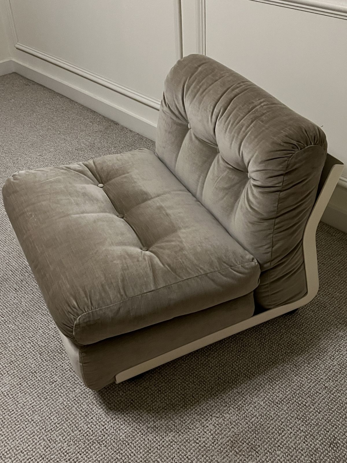 Mario Bellini “Amanta” Lounge Chair For C&B Italia, Italy, 1960s – Professionally Re Upholstered photo furniture