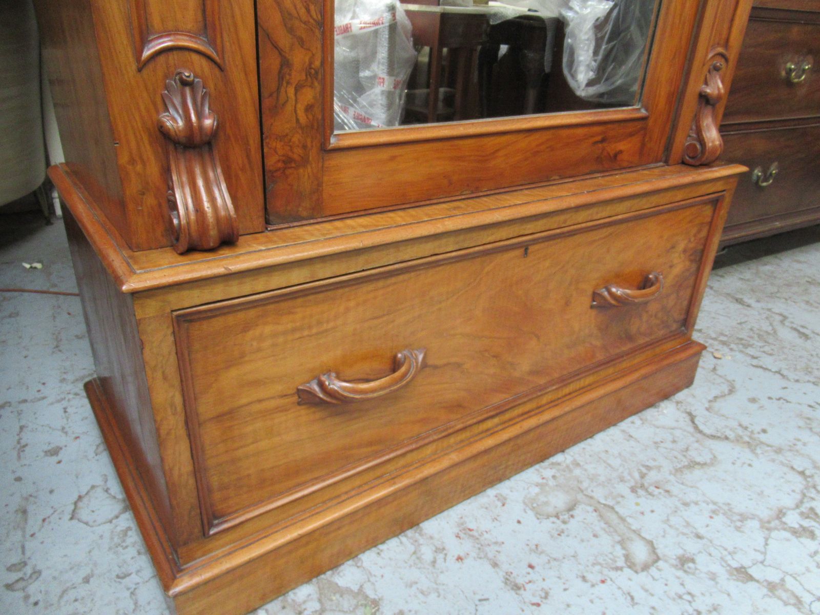 A Victorian     Walnut   Wardrobe   1870s photo Furniture