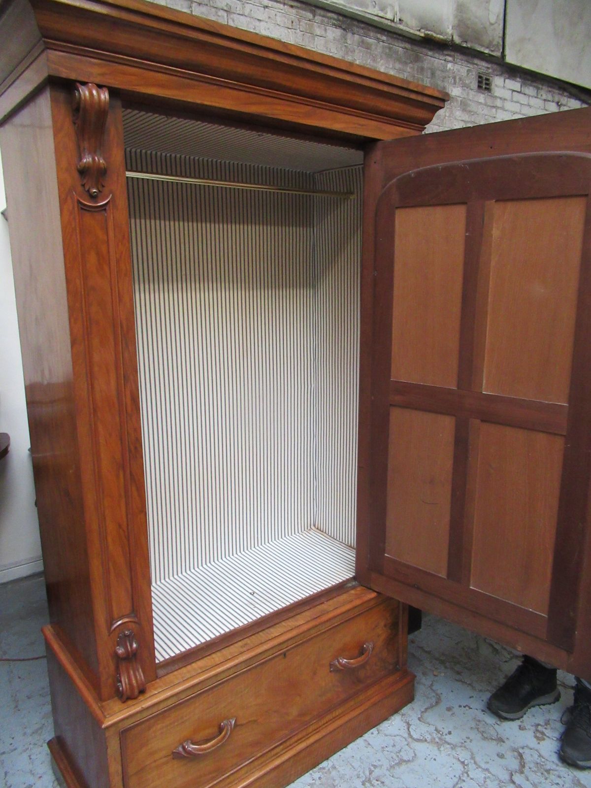 photo buy A Victorian     Walnut   Wardrobe   1870s