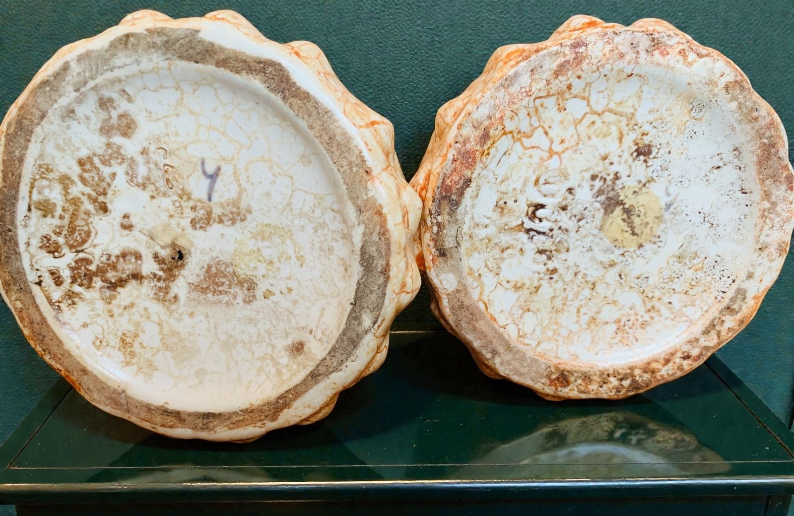 Unusual Pair Of Antique Art Deco, Ditmar Urbach 'Alienware' Double Handled Vases photo buy
