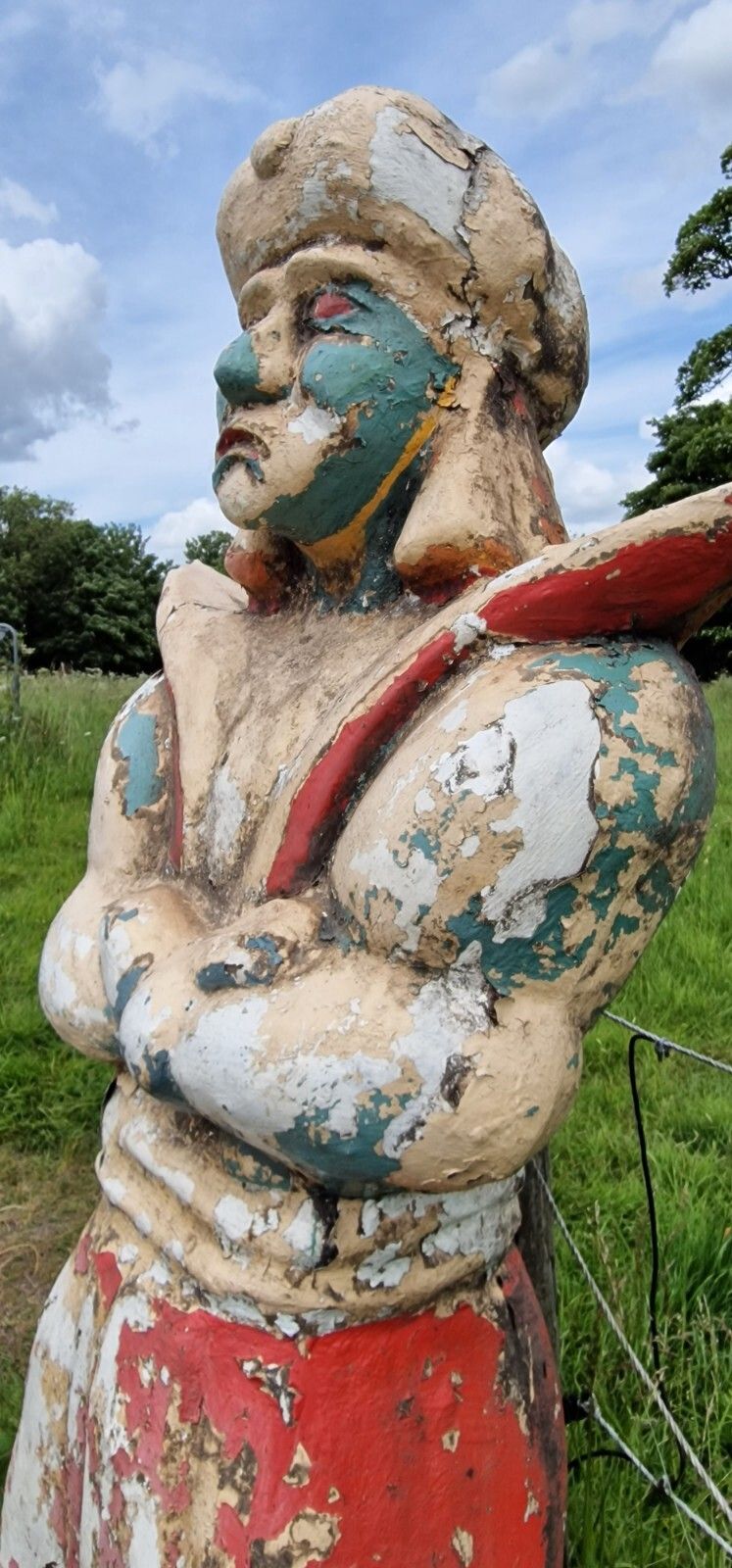 Unusual Statue Figure Genie Fairground 8ft Tall Art Fibreglass Display  Prop photo vinterior