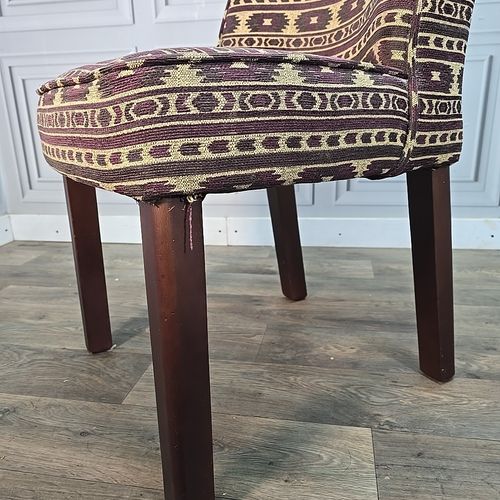 photo furniture Antique Vintage Chair  Turkish Kilim Style Bedroom Seat Accent Cocktail Seat