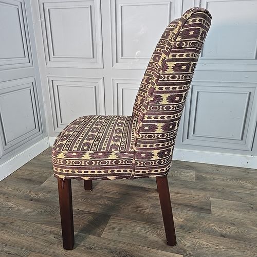 Furniture Antique Vintage Chair  Turkish Kilim Style Bedroom Seat Accent Cocktail Seat photo