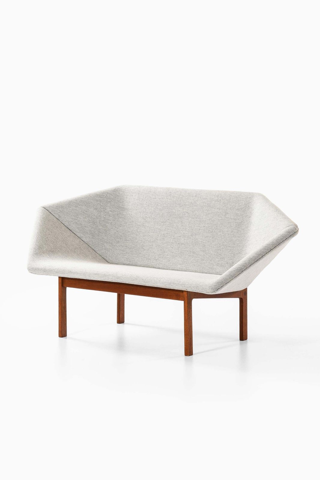 Sofa In Wool And Teak By Tove & Edvard Kindt Larsen, 1963 photo Furniture