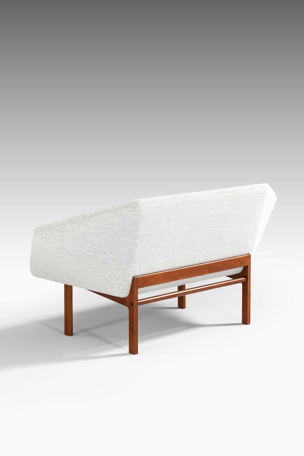 Sofa In Wool And Teak By Tove & Edvard Kindt Larsen, 1963 photo vinterior