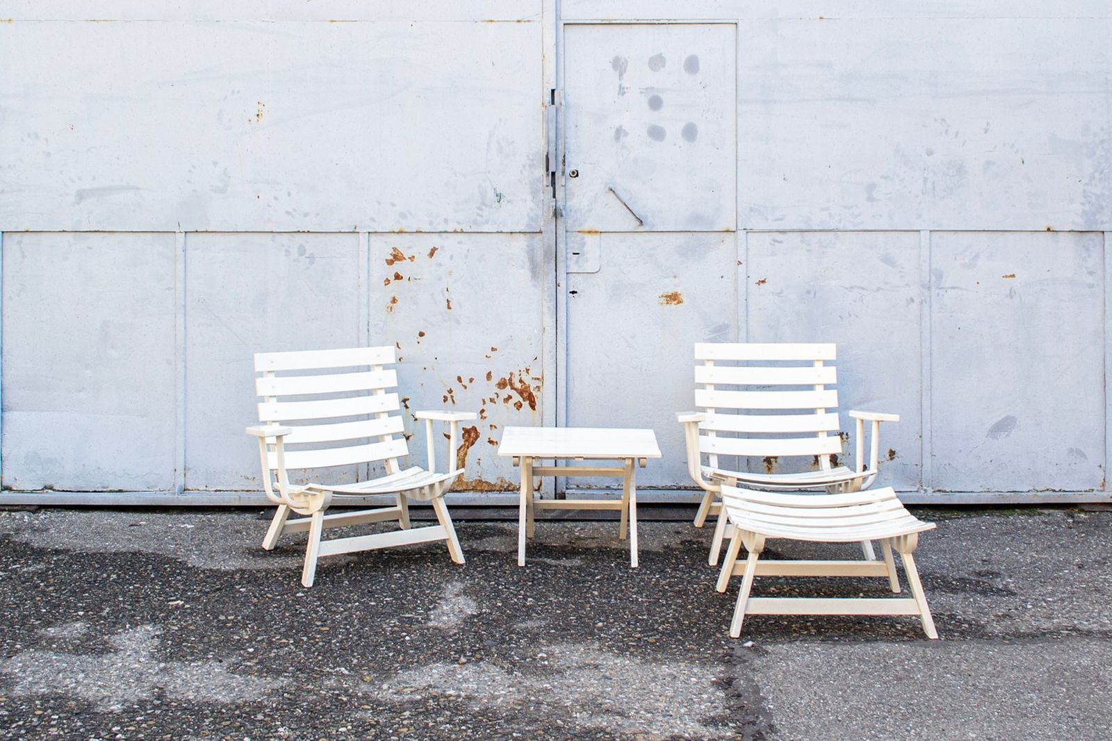 Folding Garden Chairs By Carlo Hauner For Bfc, 1960s, Set Of 4 photo for sale