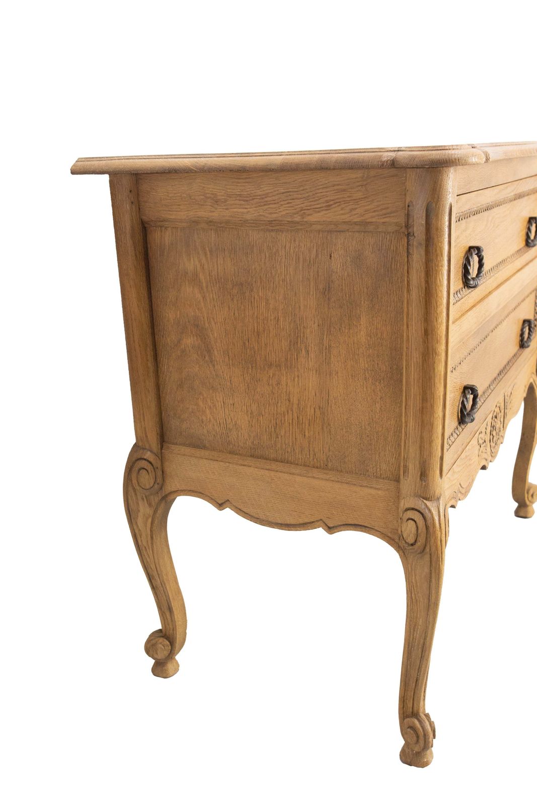 French Louis XV Style Oak Commode Chest Of Drawers, Circa 1940 photo 1304.0