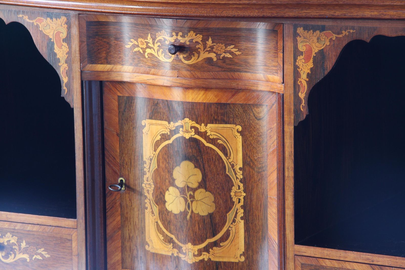 Vintage Danish Walnut 19th Century Escritoire / Secretary, Victorian Style photo 1222.0