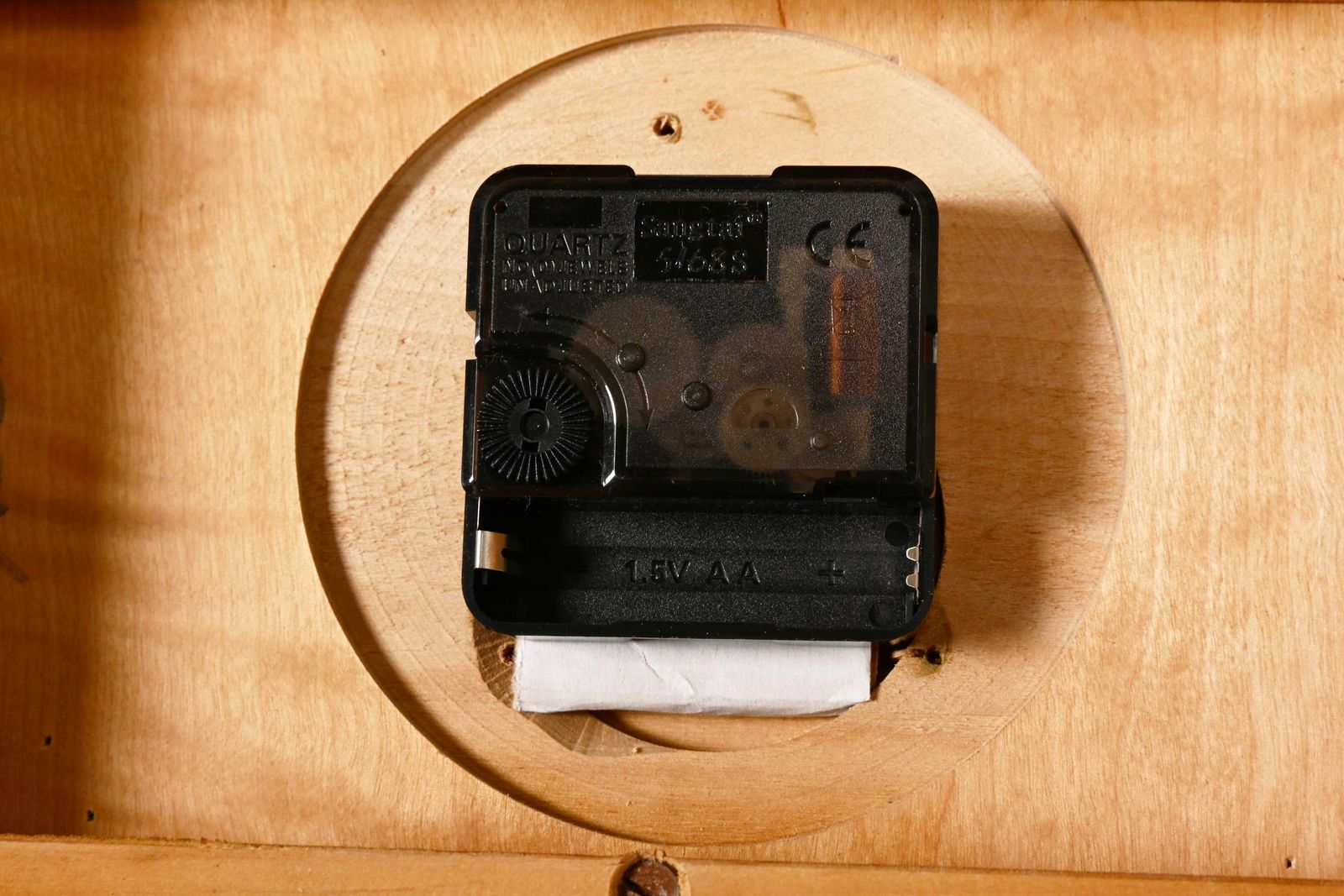 photo for sale Wooden Art Deco Wall Clock