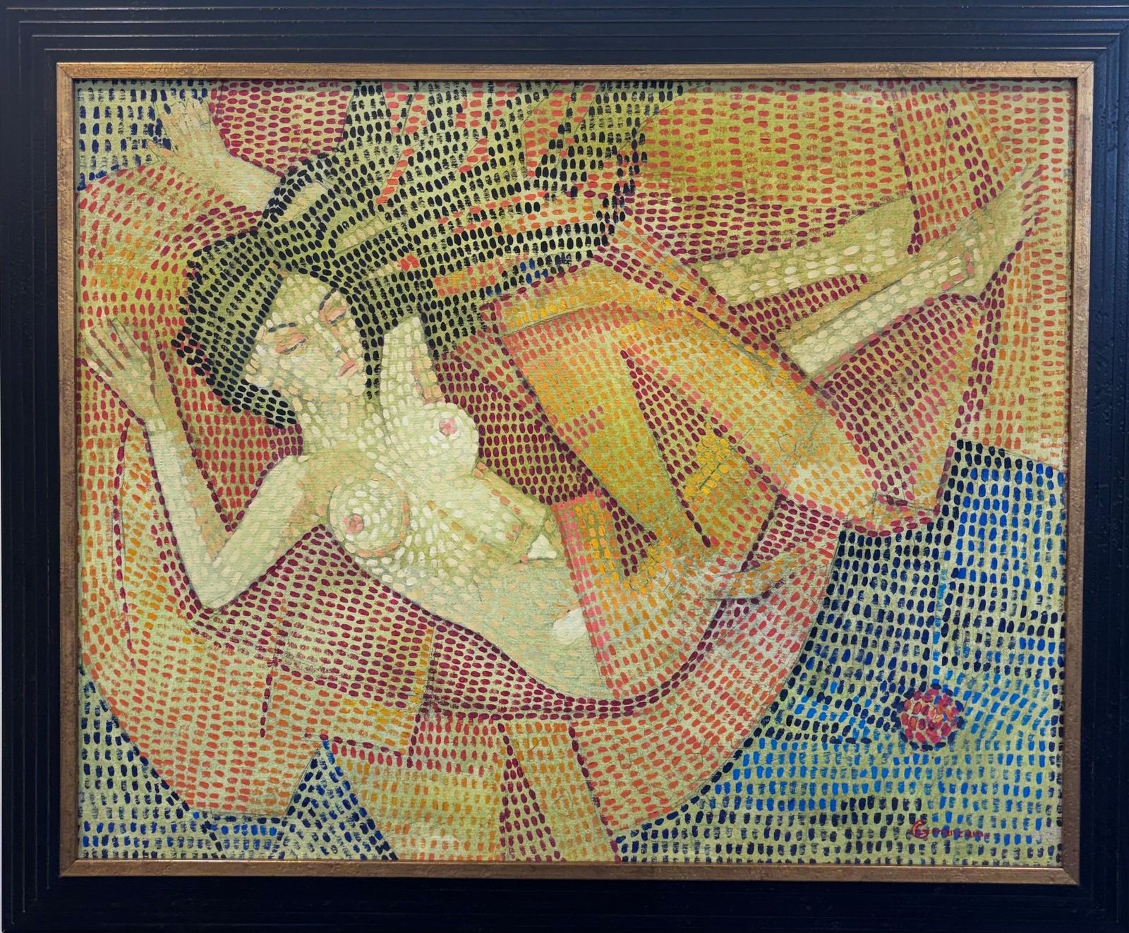 Cornelio Geranzani “Nudo” Olio Su Tela Cm 93 X 72 19101910