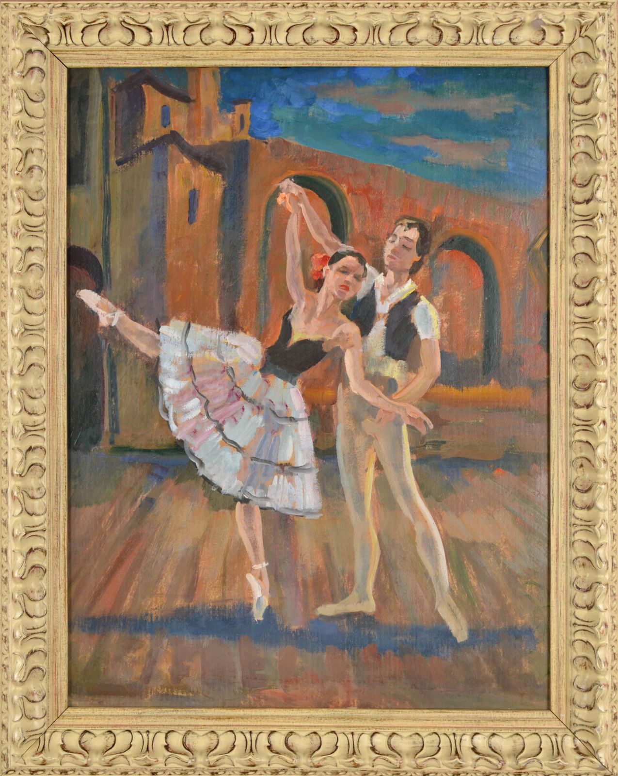 Nina Sergeevadon Quixote. Oil On Cardboard, 50x40 Cm photo furniture