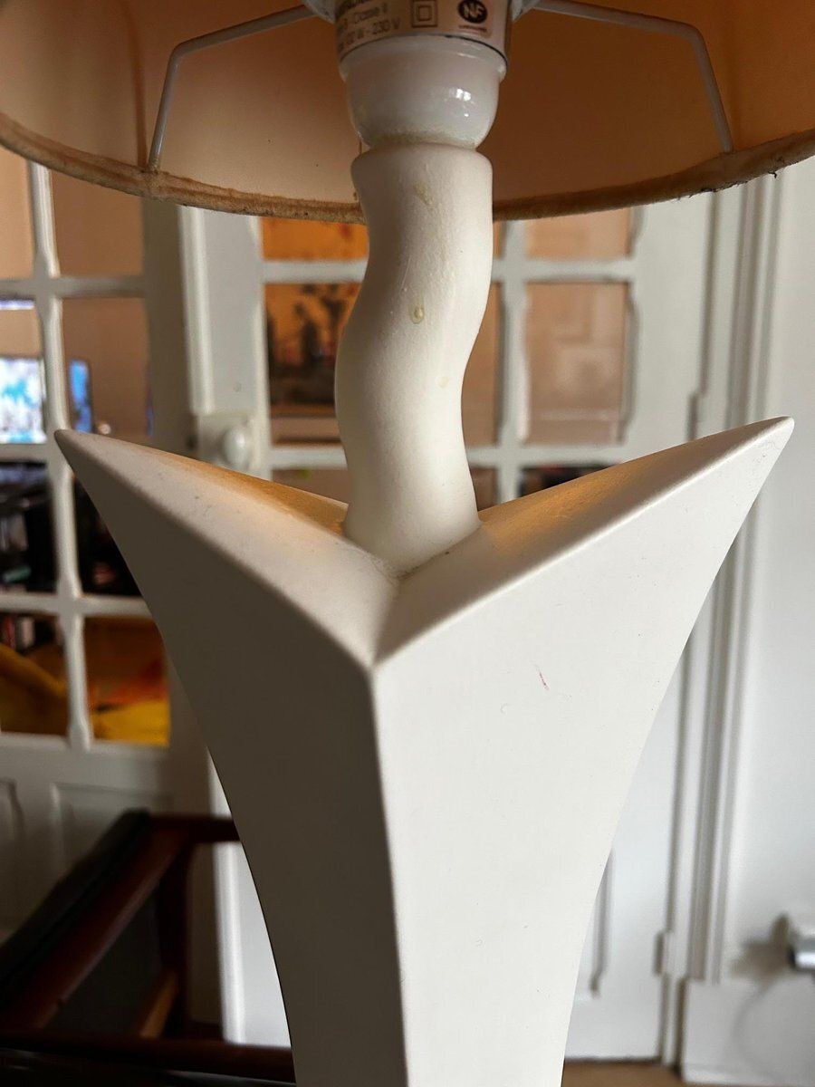 Ceramic Lamp By Pierre Casenove For Lunéville, 1980 photo Lighting