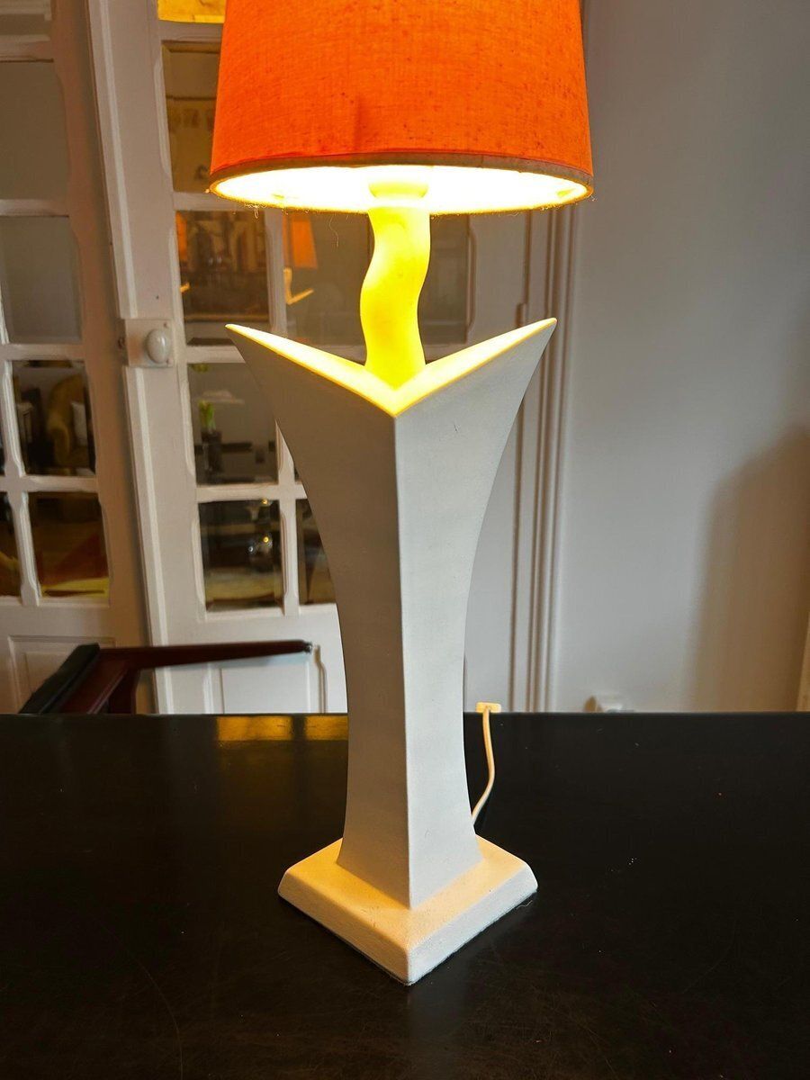 369.0 Ceramic Lamp By Pierre Casenove For Lunéville, 1980 photo