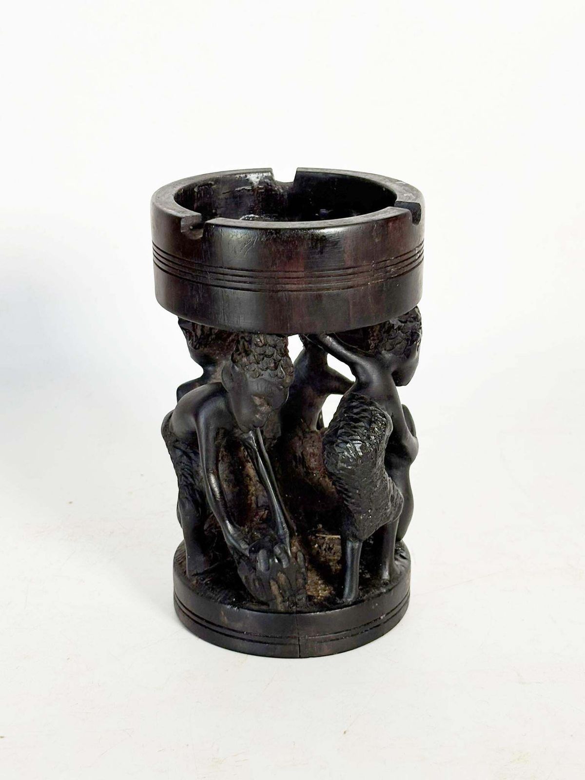Wooden Ashtray In The Shape Of A Sculpture, France, 1950 photo for sale