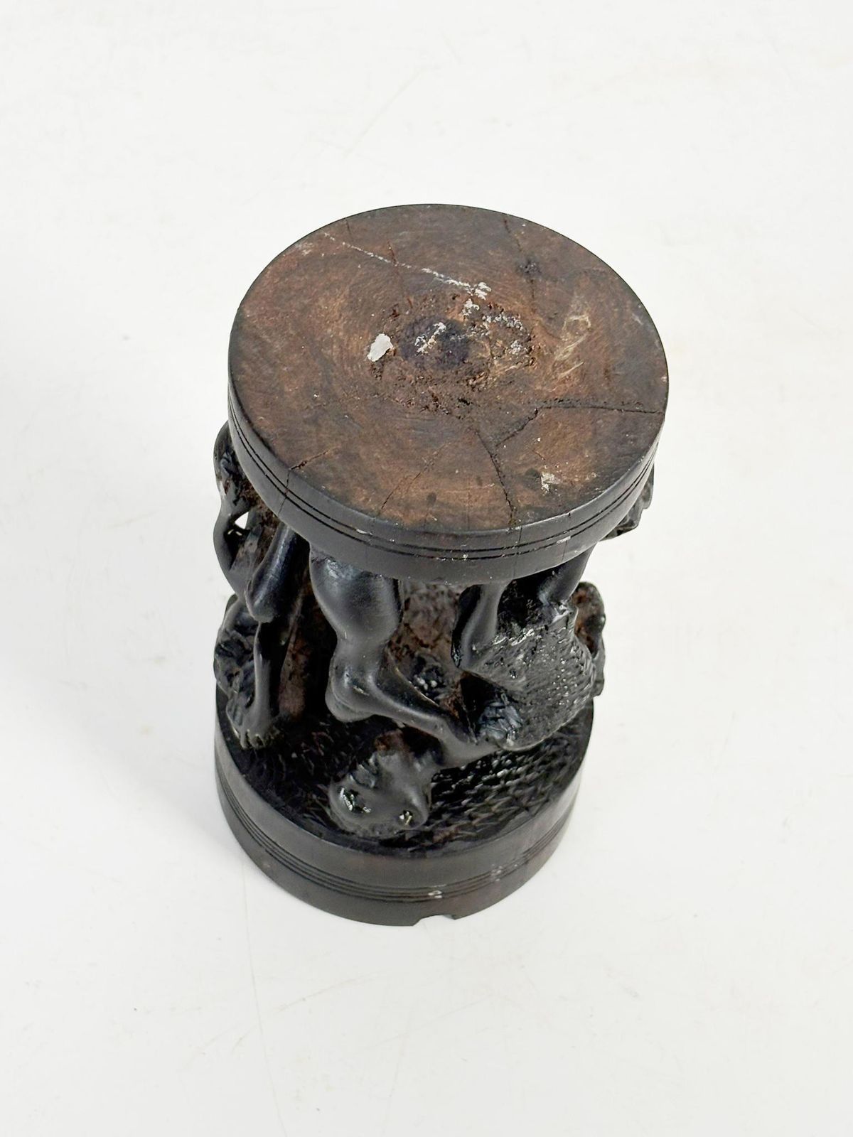 photo furniture Wooden Ashtray In The Shape Of A Sculpture, France, 1950