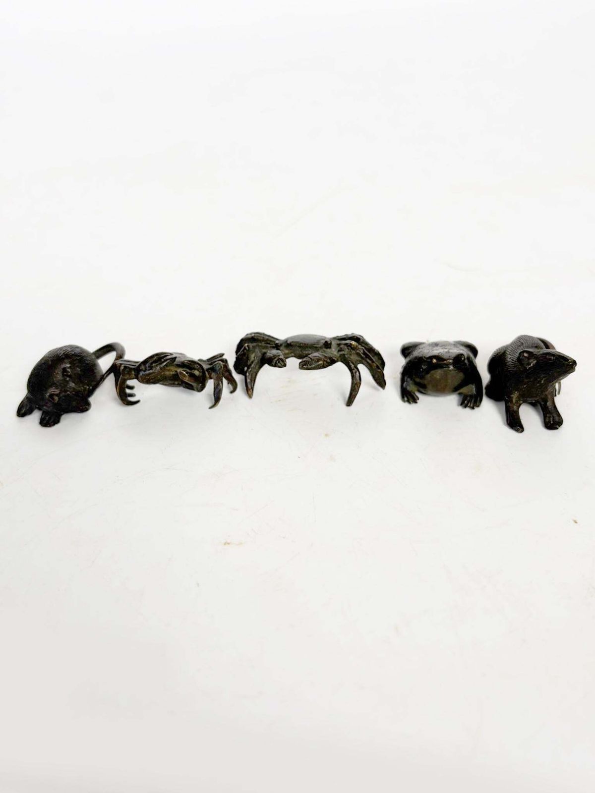 Lot Of 5 Bronzes Animal Figures, France, 1950 photo furniture