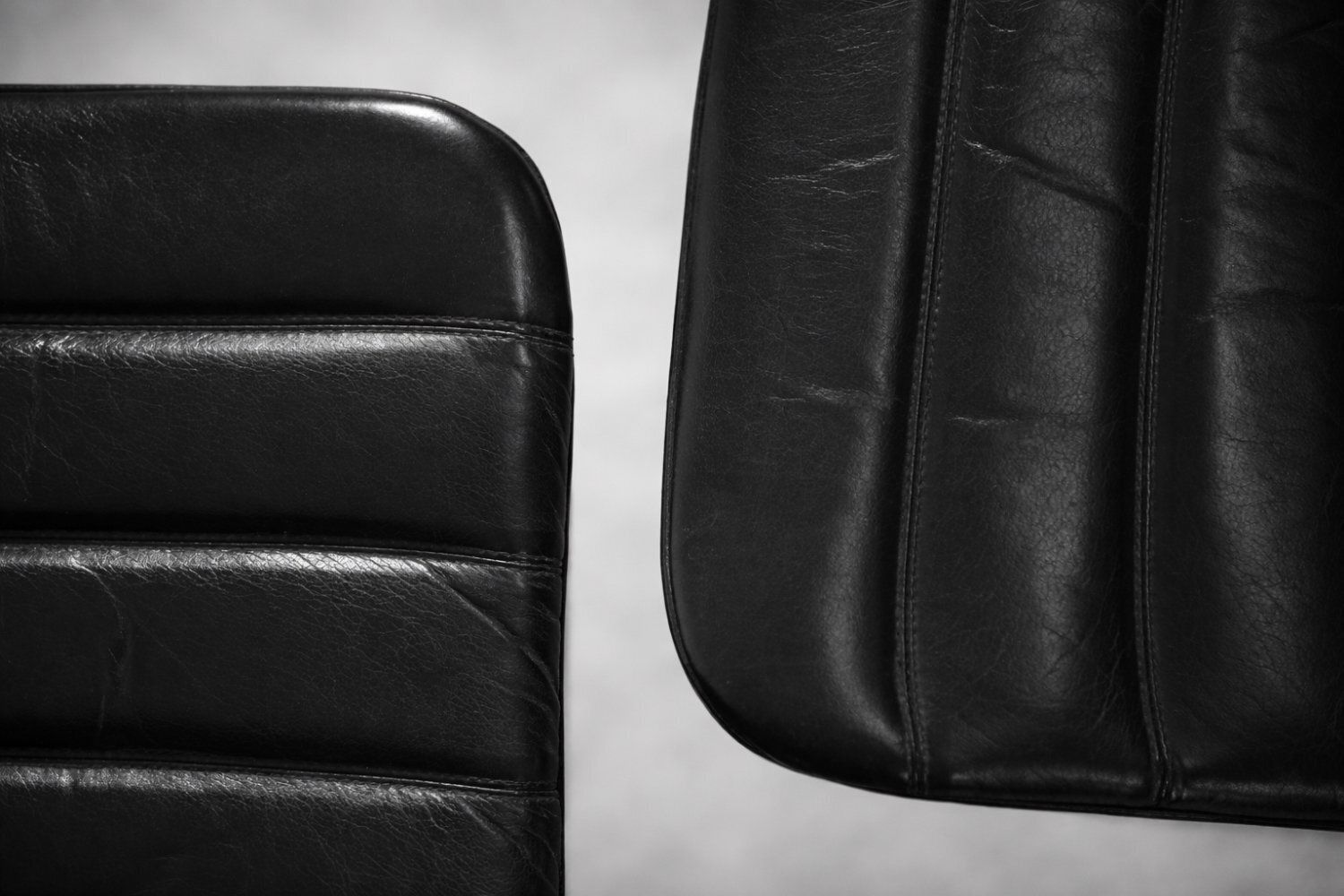 Vintage Chrome And Black Leather Club Chairs From Pol International, 1960s, Set Of 2 photo Furniture