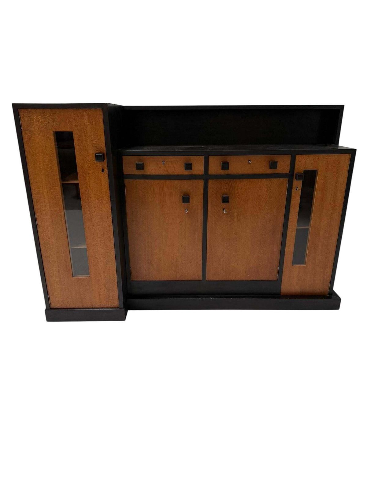 Furniture Oak Modernist Art Deco Sideboard Or Credenza By Cor Alons, 1927 photo