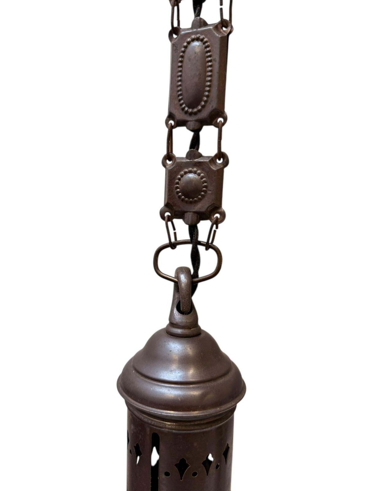 Arts & Crafts Pendant Lamp In The Style Of Peter Behrens, 1900s photo Lighting