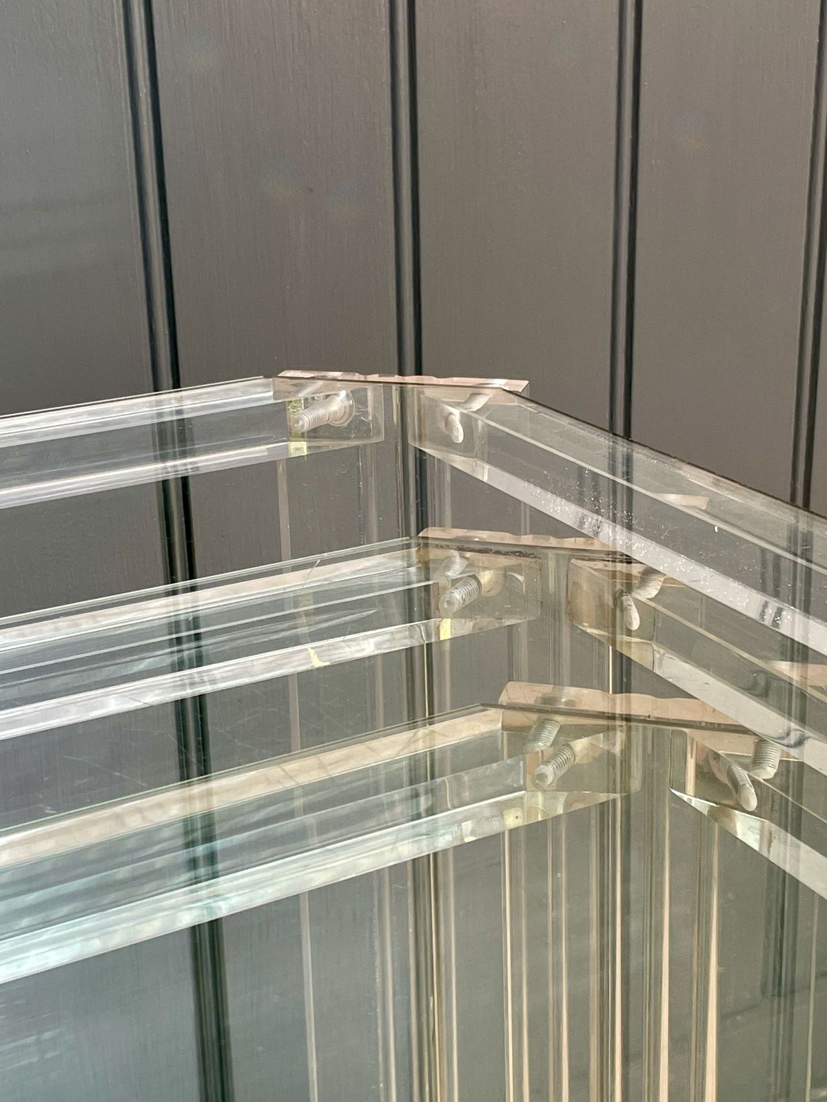 Lucite Nest Of Tables, Mid 20th Century photo vinterior