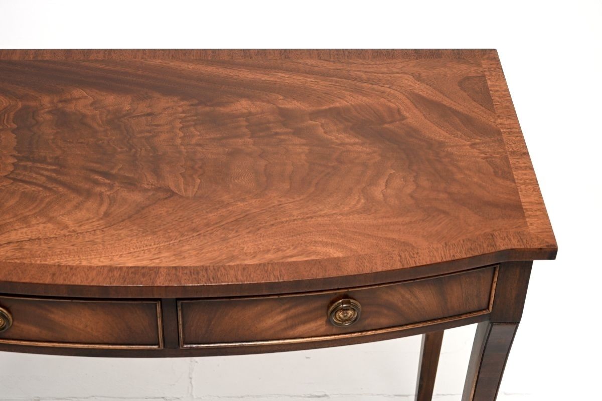 Antique Regency Style Mahogany Console Table / Desk photo vinterior