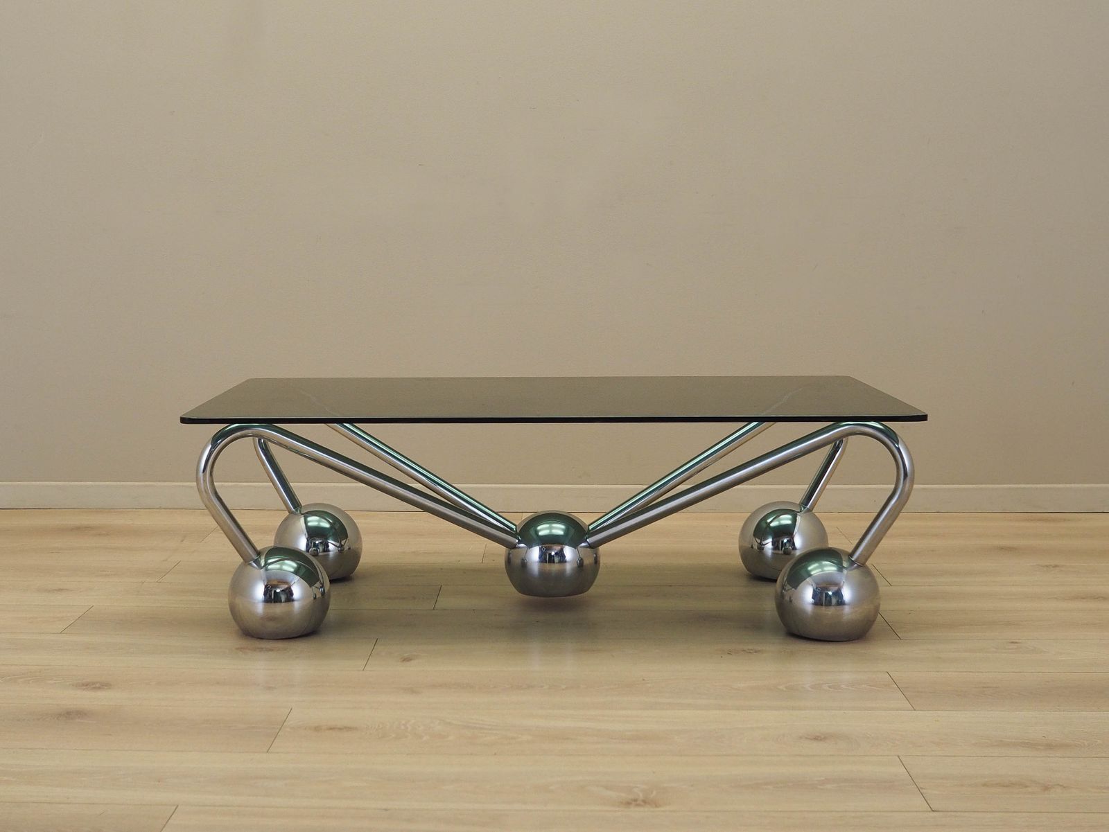 Glass Coffee Table, Italian Design, 1970s, Manufactured In Italy photo furniture
