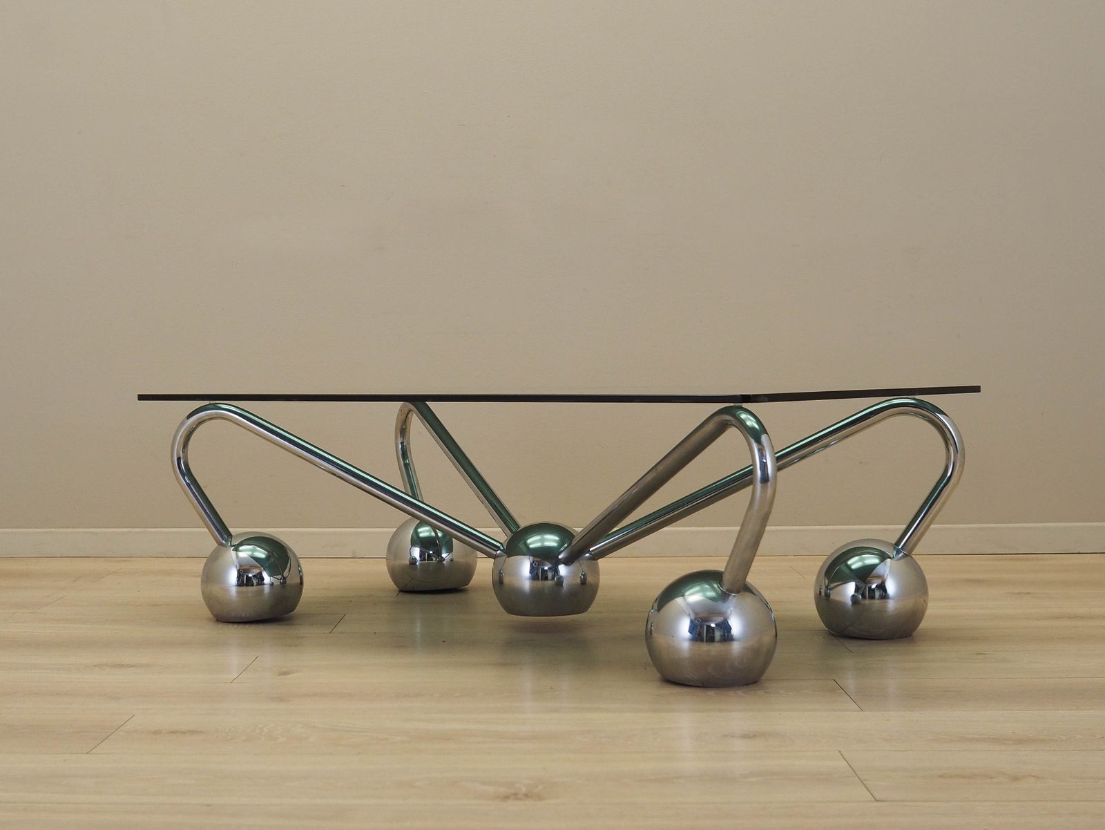 Glazen Salontafel, Italiaans Design, Jaren 1970, Vervaardigd In Italië photo Meubels