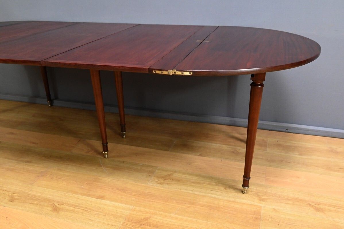 Mahogany Half Moon Extending Table – Second Half Of The 19th Century photo 3640.0
