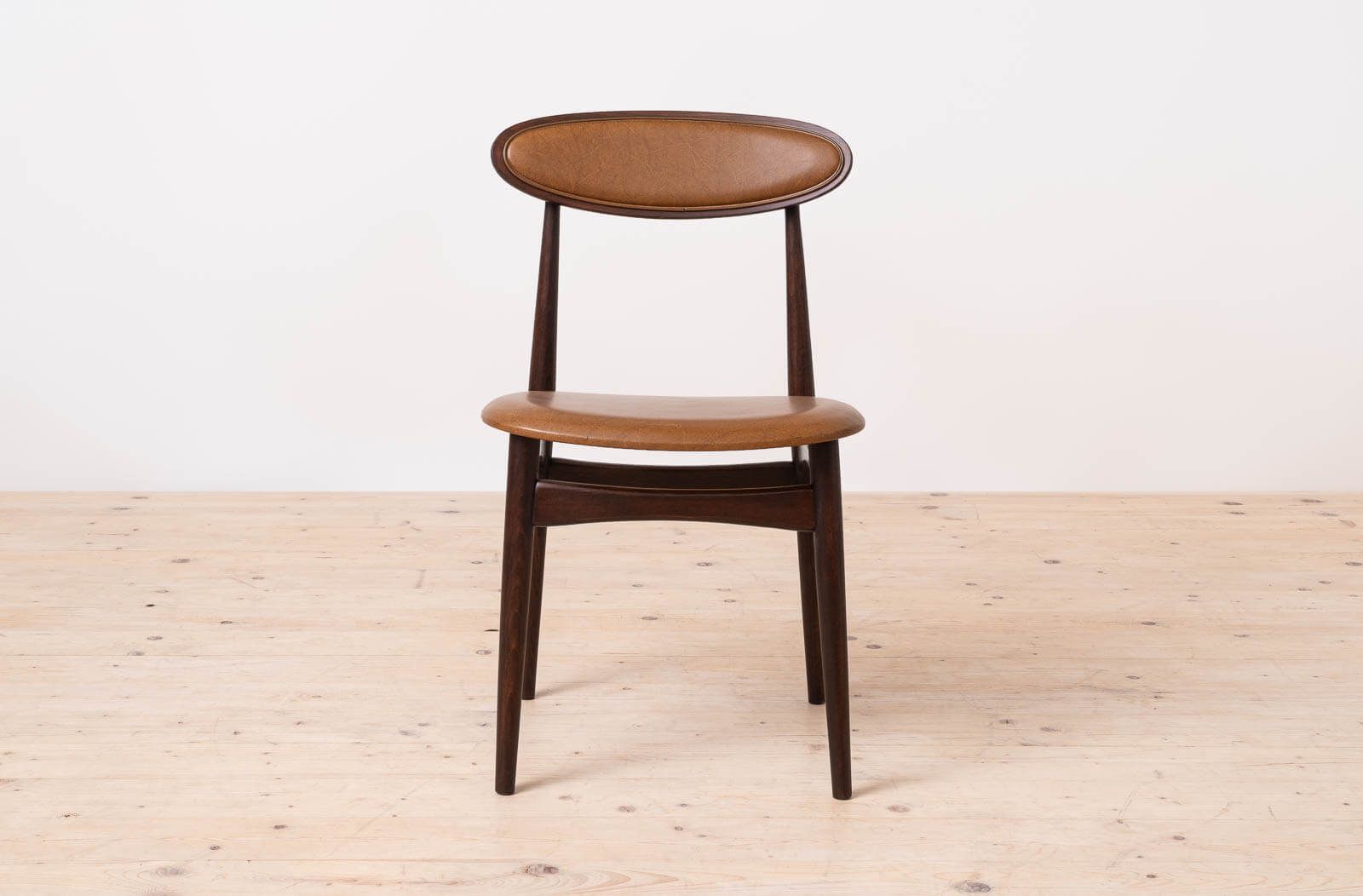photo for sale Mid Century Modern Dining Set, Round Table With 4 Fredrik Kayser Chairs No. 125b