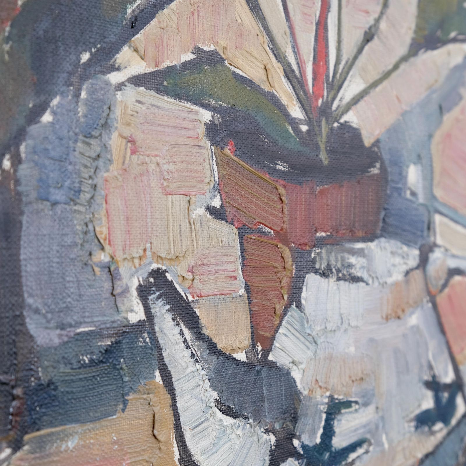 Still Life Oil Painting With Plant | Sven Olof Hamlet | 1959 photo buy