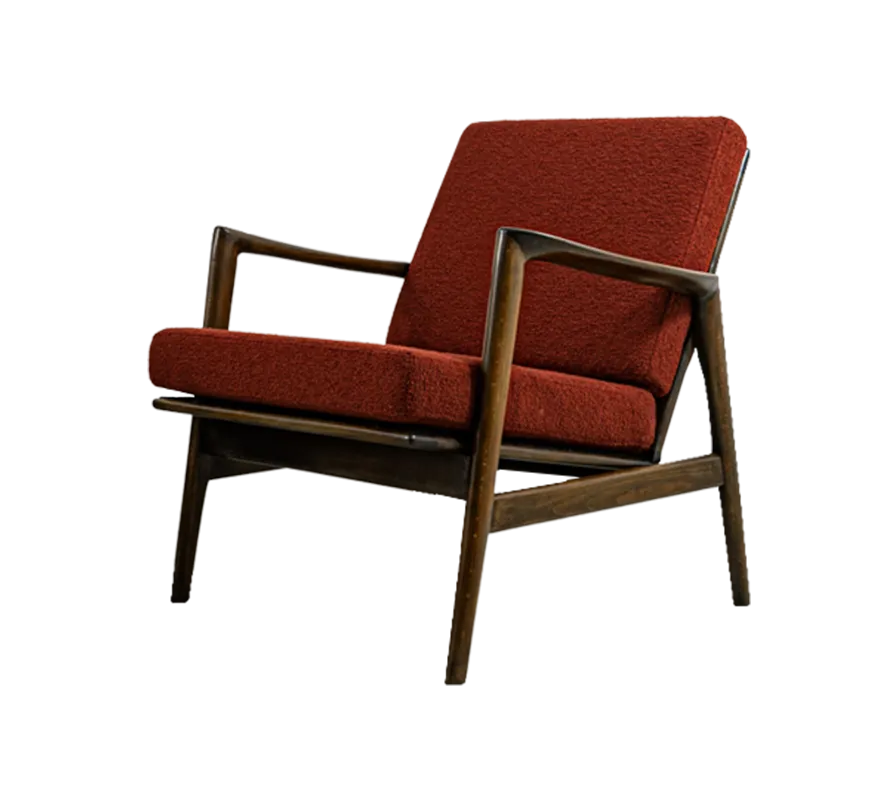 Mid Century Modern Armchair By Sfm, Poland, 1960s