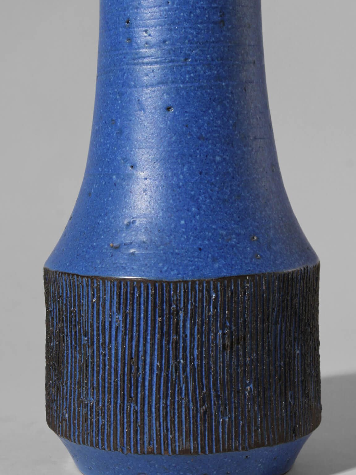 Ninnie Forsgren Blue Ceramics Vase, 1960s, Sweden photo 409.0