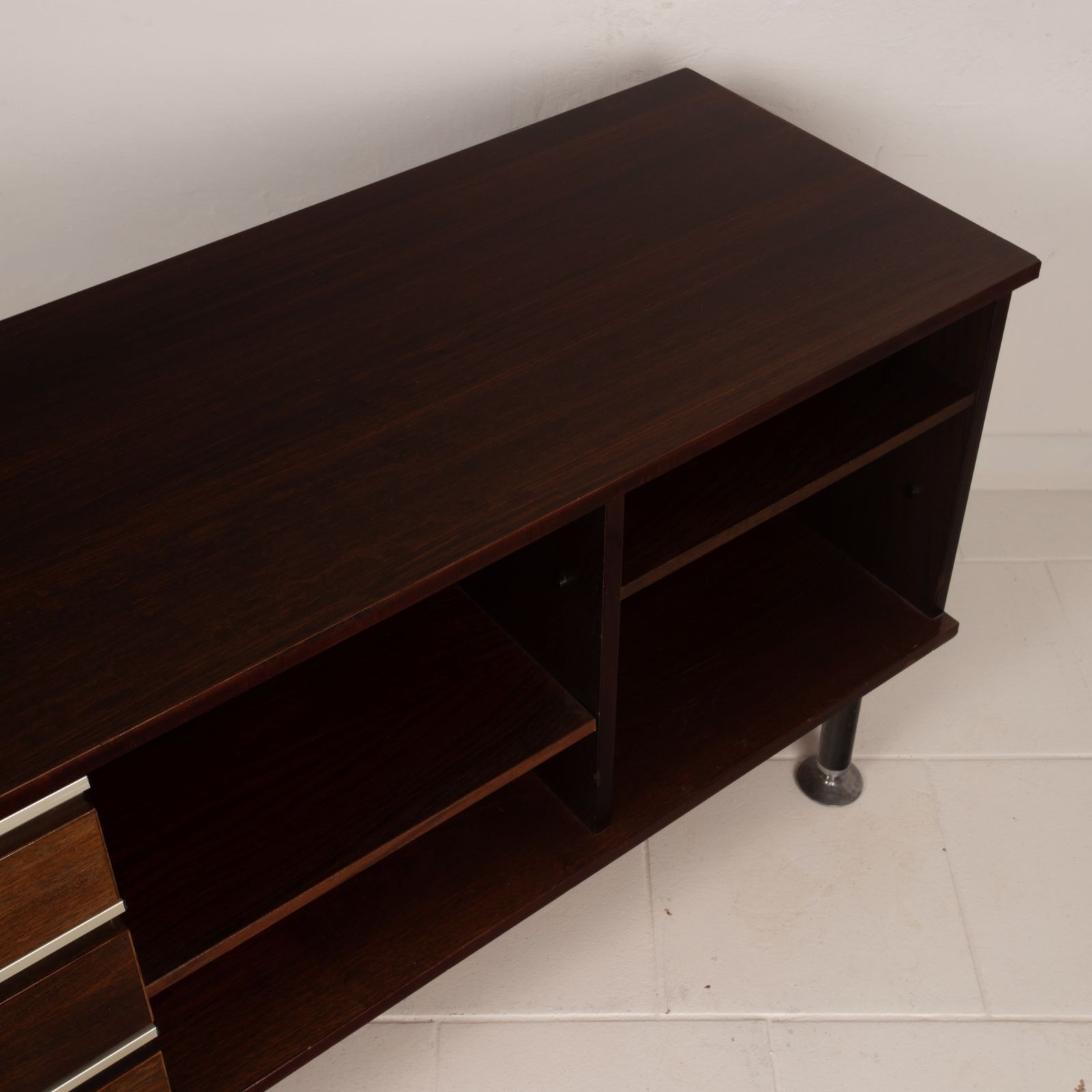 photo for sale Low Cabinet Pitagora By Renato Venturi And Ennio Fazioli For Mim, 1960
